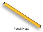 Pencil Concrete Vibrator Head by Oztec